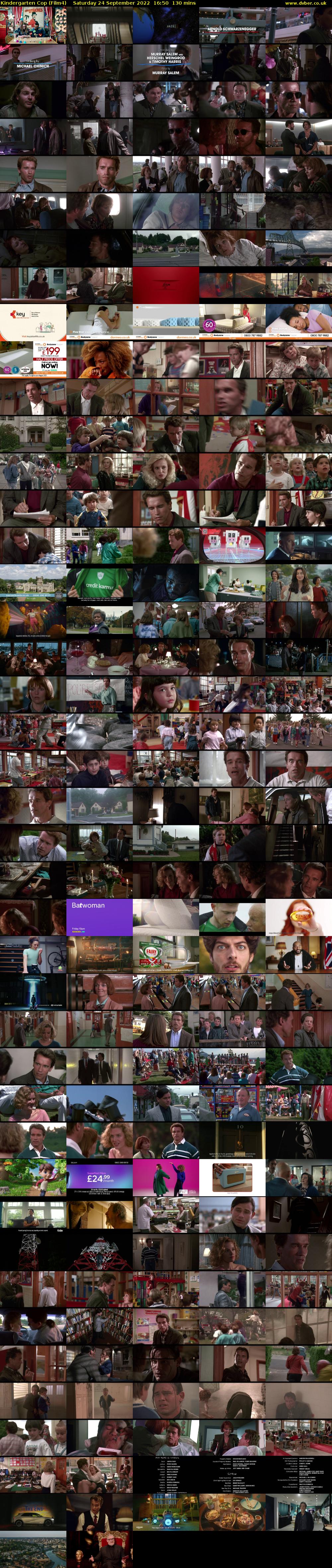 Kindergarten Cop (Film4) Saturday 24 September 2022 16:50 - 19:00