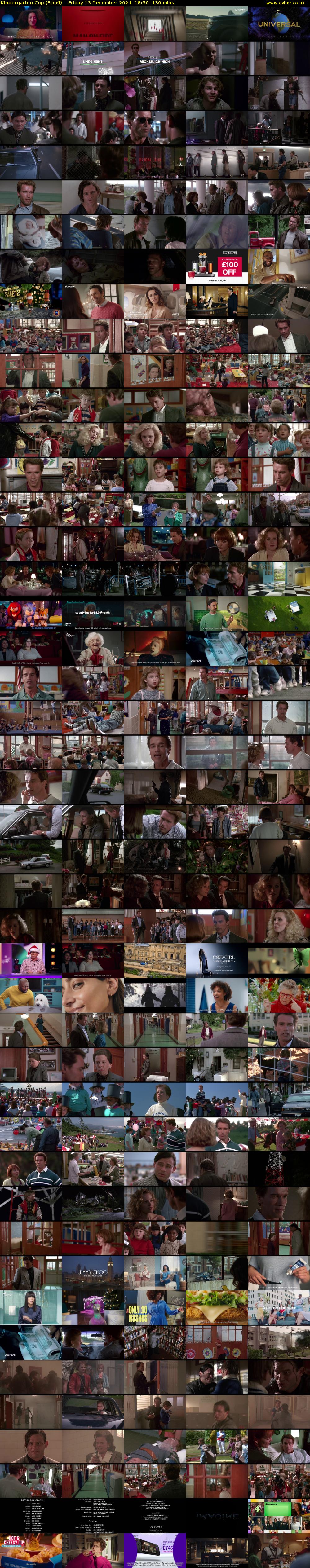 Kindergarten Cop (Film4) Friday 13 December 2024 18:50 - 21:00