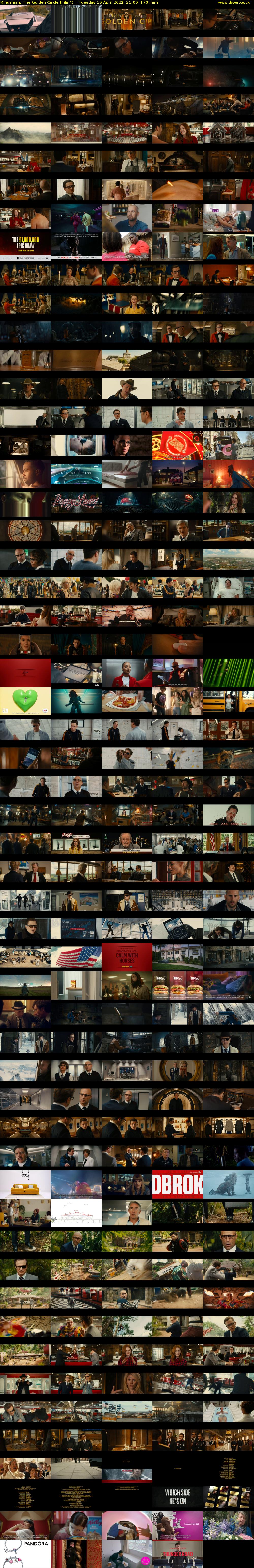 Kingsman: The Golden Circle (Film4) Tuesday 19 April 2022 21:00 - 23:50