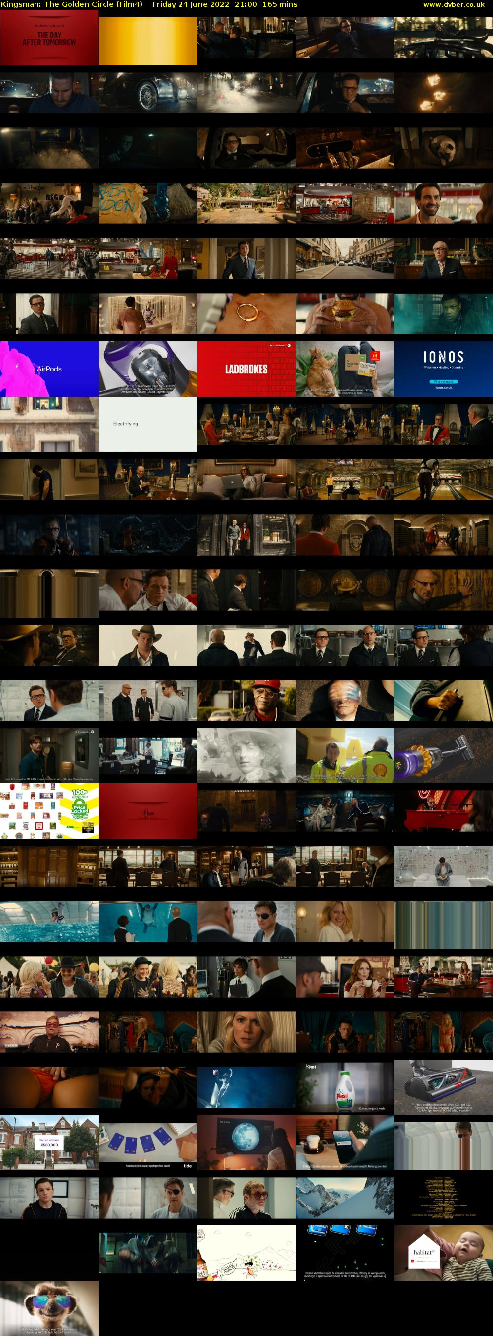 Kingsman: The Golden Circle (Film4) Friday 24 June 2022 21:00 - 23:45