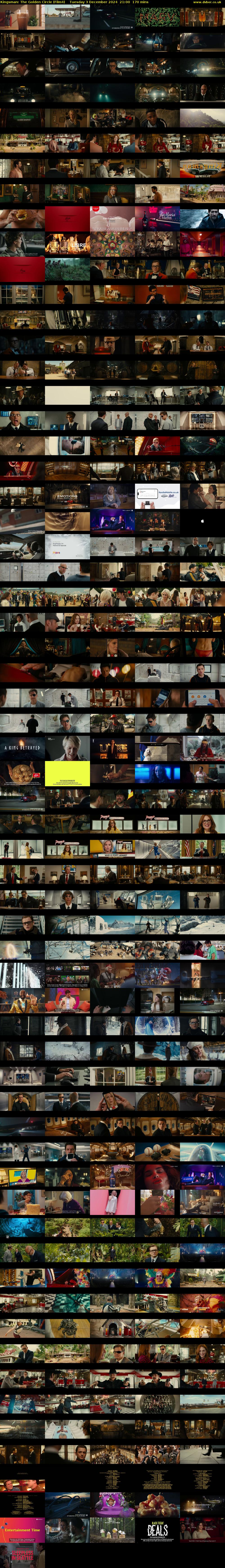 Kingsman: The Golden Circle (Film4) Tuesday 3 December 2024 21:00 - 23:50