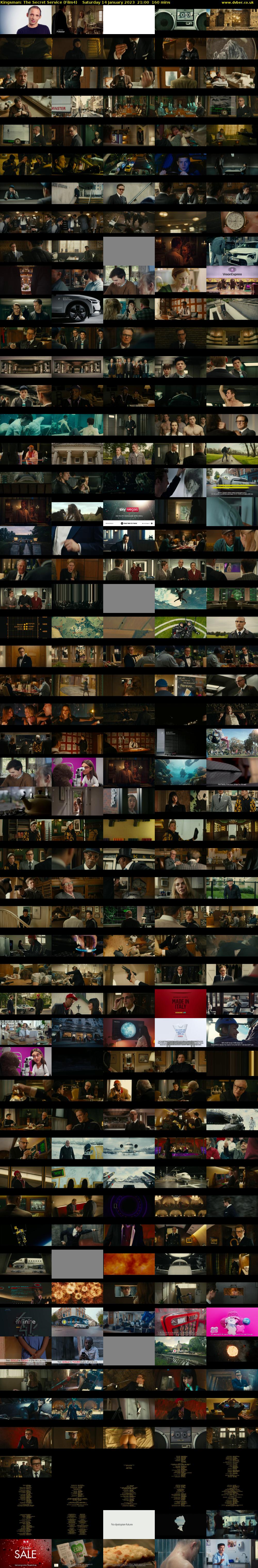 Kingsman: The Secret Service (Film4) Saturday 14 January 2023 21:00 - 23:40