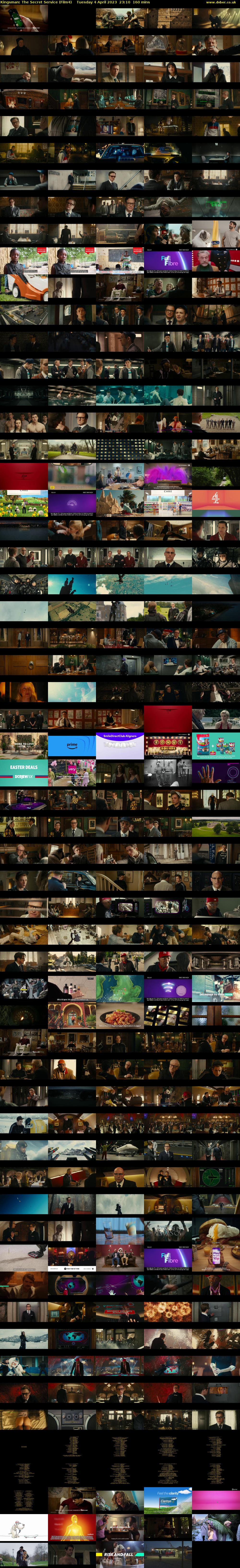 Kingsman: The Secret Service (Film4) Tuesday 4 April 2023 23:10 - 01:50