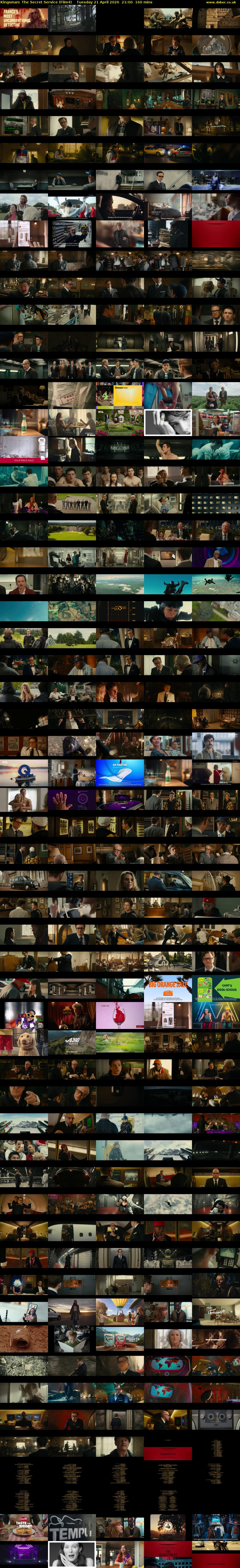 Kingsman: The Secret Service (Film4) Tuesday 21 April 2026 21:00 - 23:40