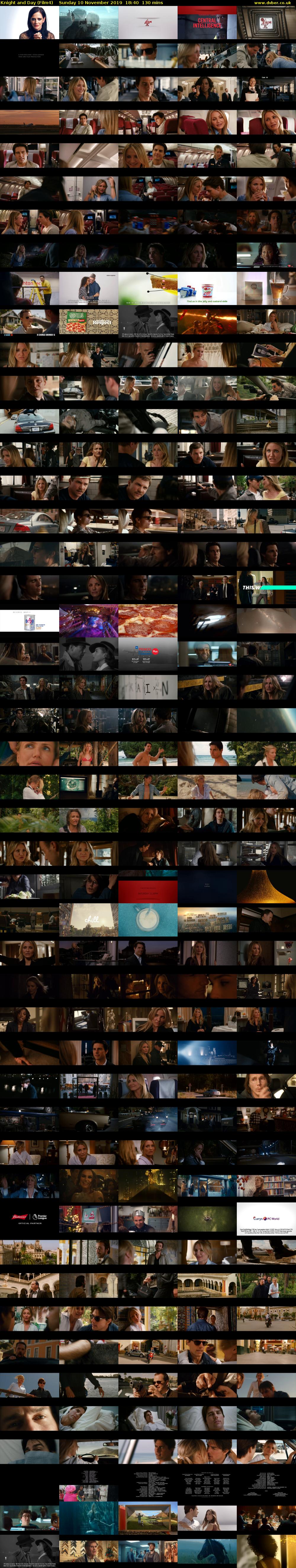 Knight and Day (Film4) Sunday 10 November 2019 18:40 - 20:50