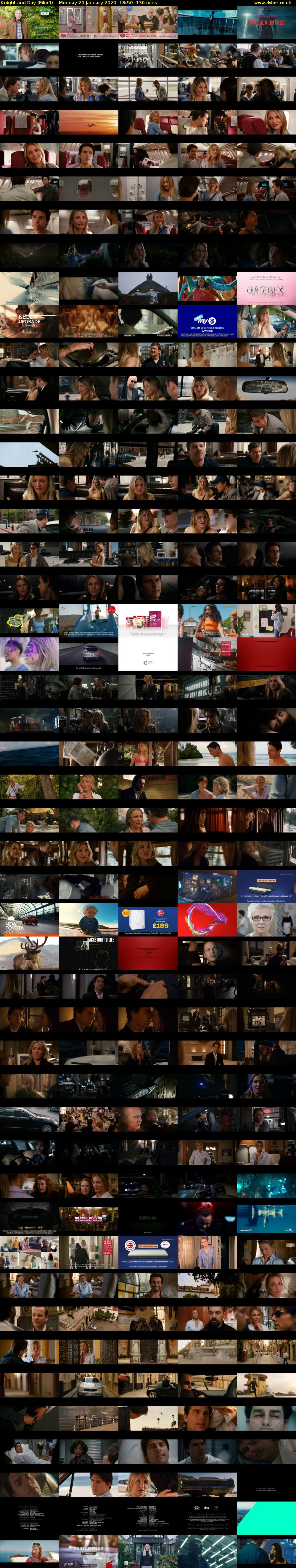 Knight and Day (Film4) Monday 20 January 2020 18:50 - 21:00