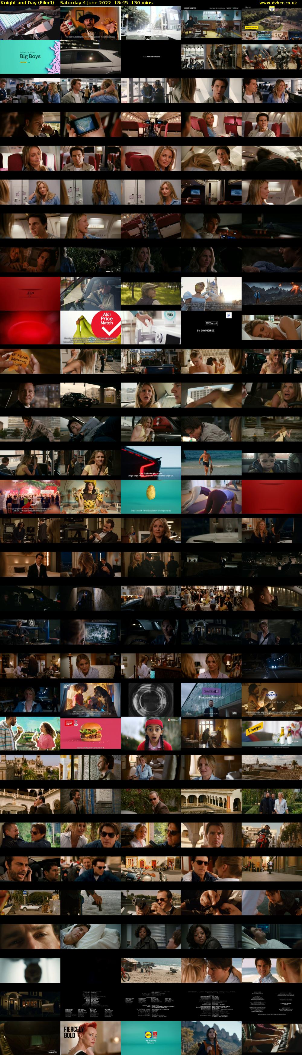 Knight and Day (Film4) Saturday 4 June 2022 18:45 - 20:55