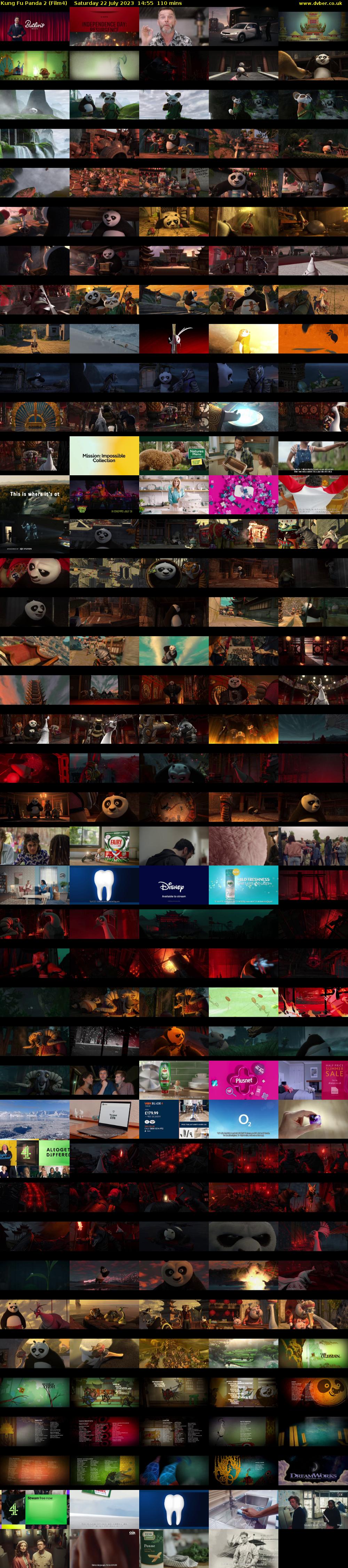 Kung Fu Panda 2 (Film4) Saturday 22 July 2023 14:55 - 16:45