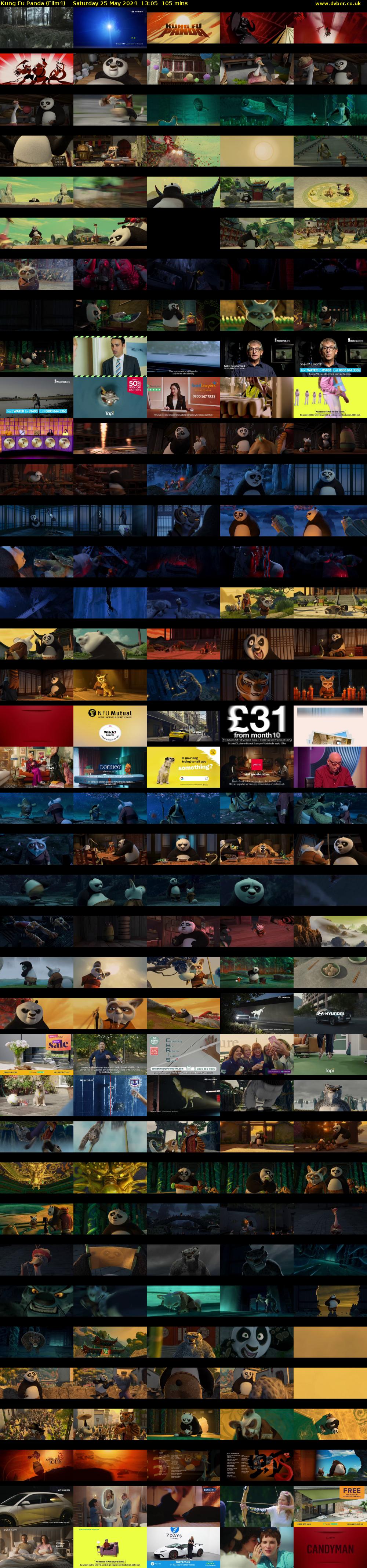 Kung Fu Panda (Film4) Saturday 25 May 2024 13:05 - 14:50