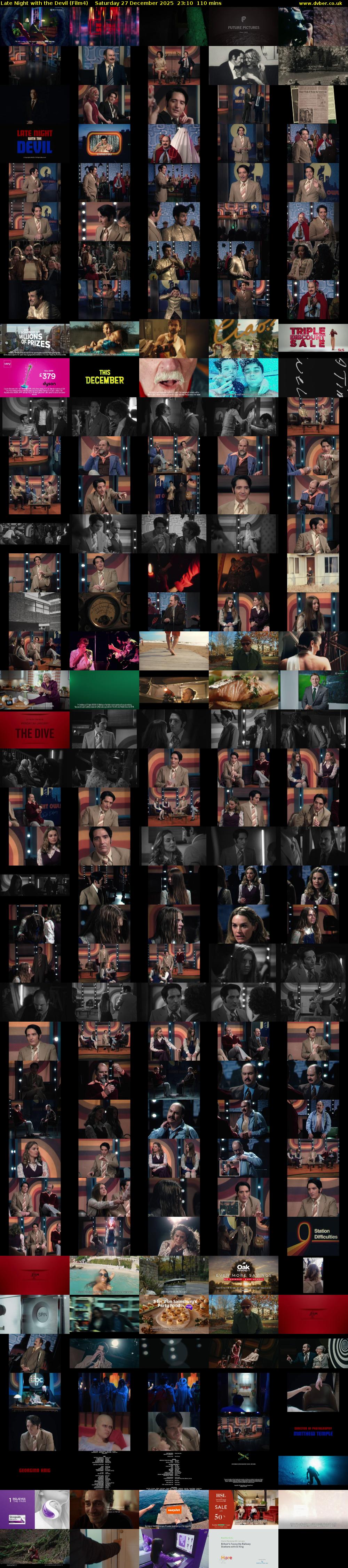 Late Night with the Devil (Film4) Saturday 27 December 2025 23:10 - 01:00