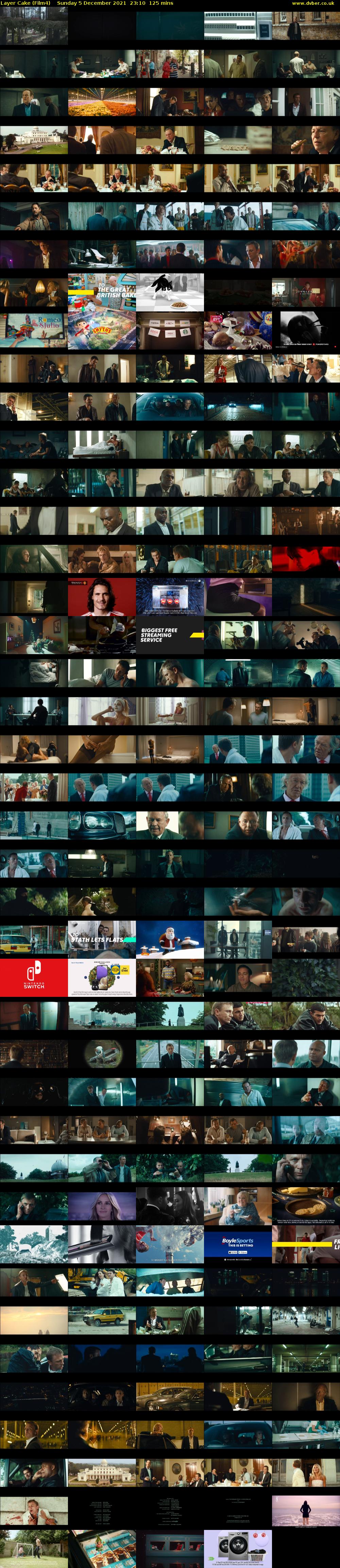 Layer Cake (Film4) Sunday 5 December 2021 23:10 - 01:15
