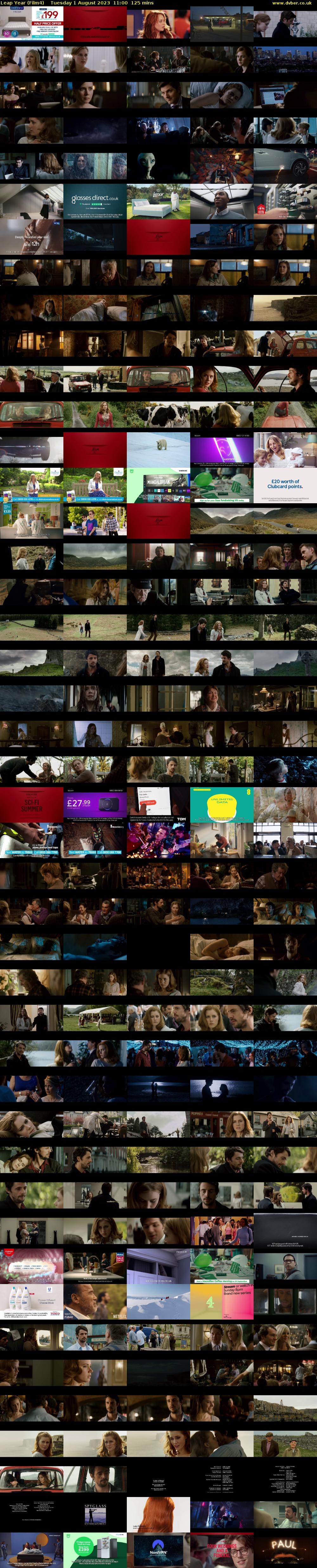 Leap Year (Film4) Tuesday 1 August 2023 11:00 - 13:05