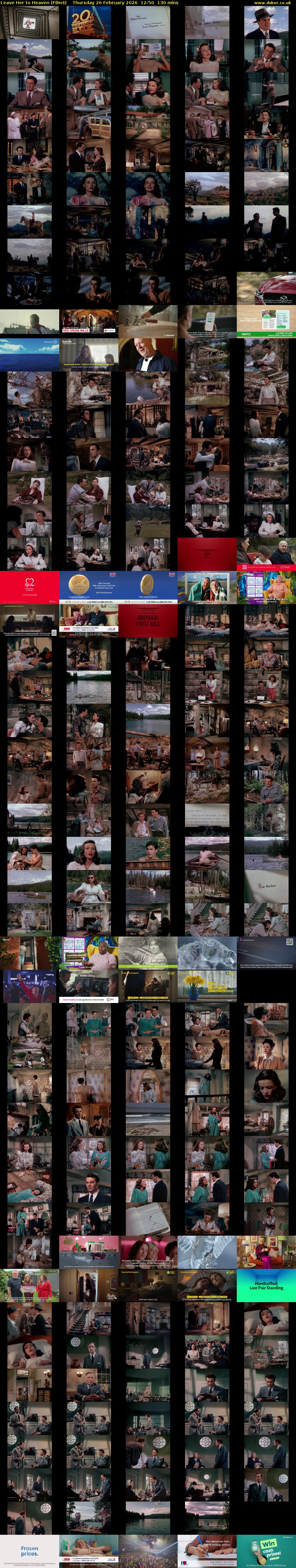 Leave Her to Heaven (Film4) Thursday 26 February 2026 12:50 - 15:00