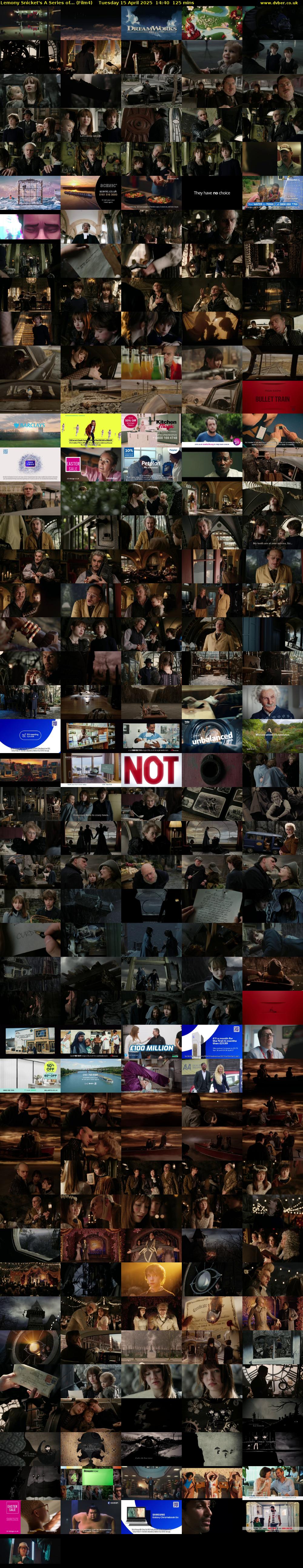 Lemony Snicket's A Series of... (Film4) Tuesday 15 April 2025 14:40 - 16:45