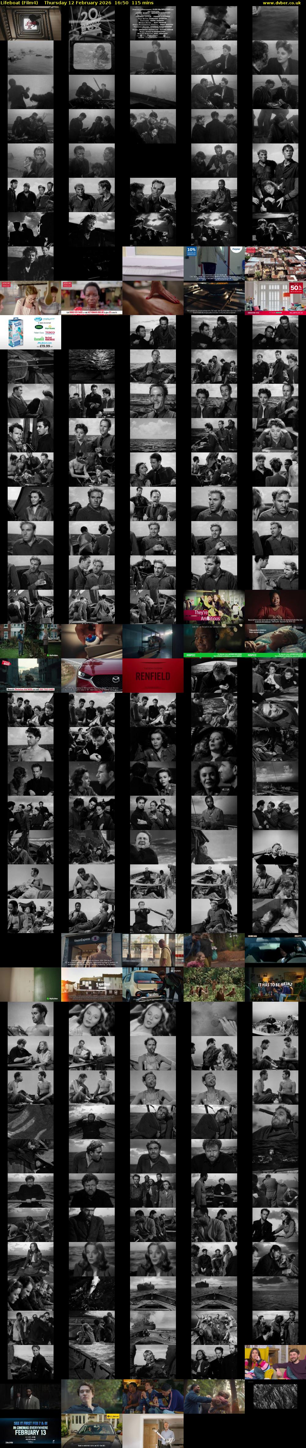 Lifeboat (Film4) Thursday 12 February 2026 16:50 - 18:45