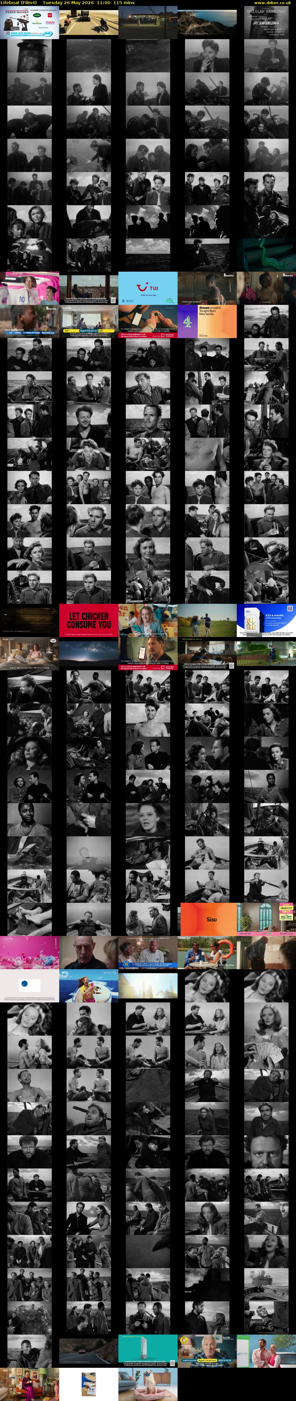 Lifeboat (Film4) Tuesday 26 May 2026 11:00 - 12:55