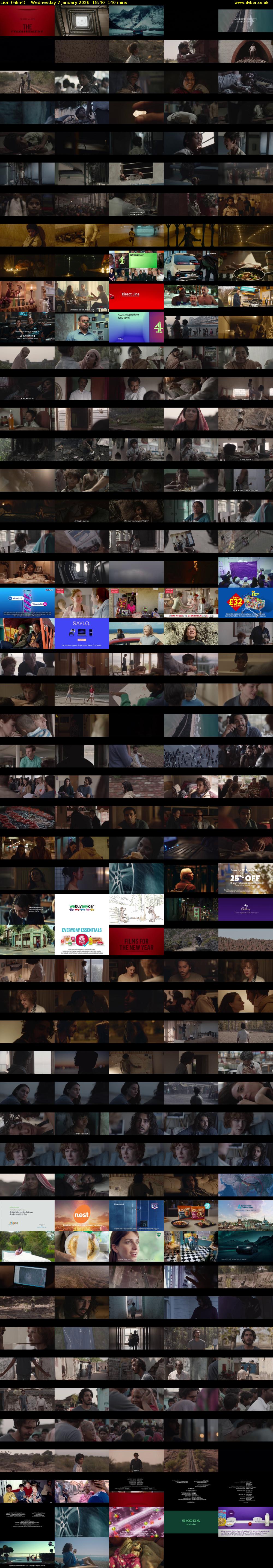 Lion (Film4) Wednesday 7 January 2026 18:40 - 21:00