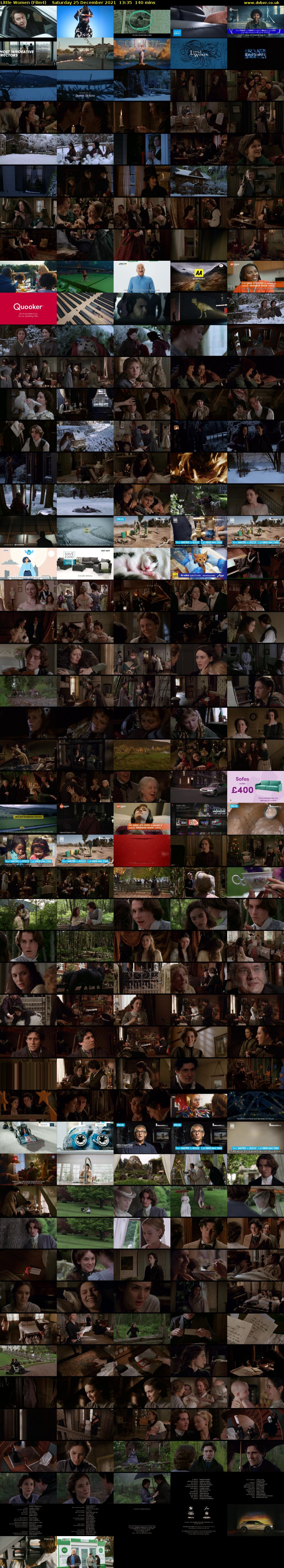 Little Women (Film4) Saturday 25 December 2021 13:35 - 15:55