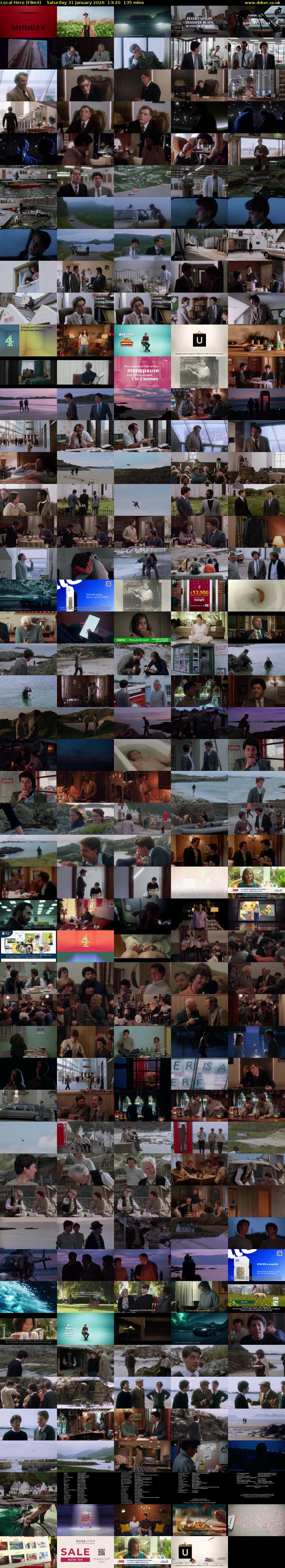 Local Hero (Film4) Saturday 31 January 2026 13:20 - 15:35