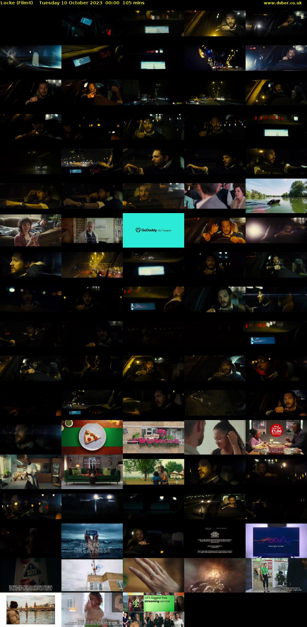 Locke (Film4) Tuesday 10 October 2023 00:00 - 01:45