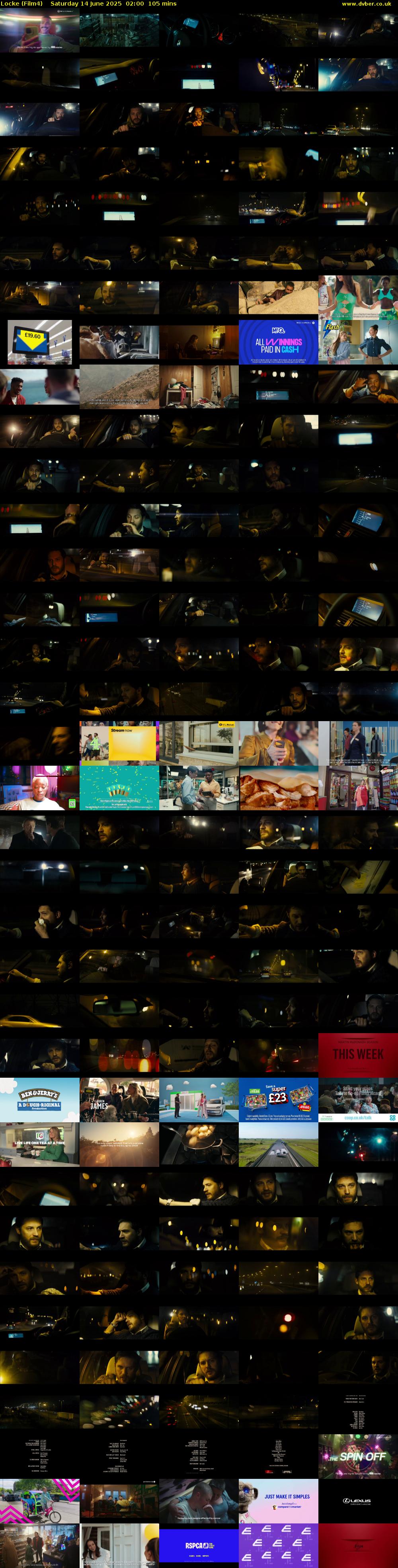 Locke (Film4) Saturday 14 June 2025 02:00 - 03:45