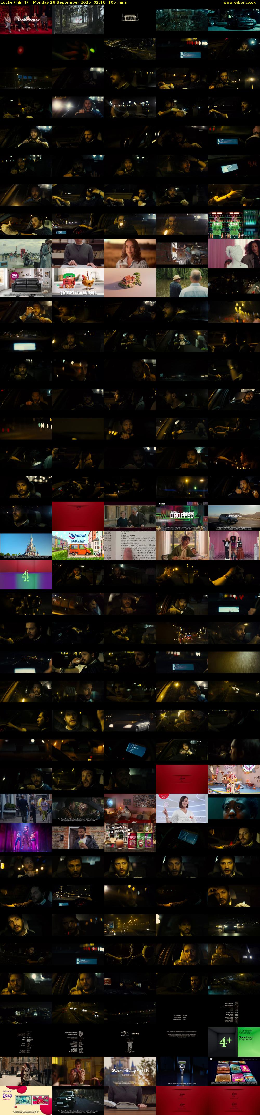 Locke (Film4) Monday 29 September 2025 02:10 - 03:55