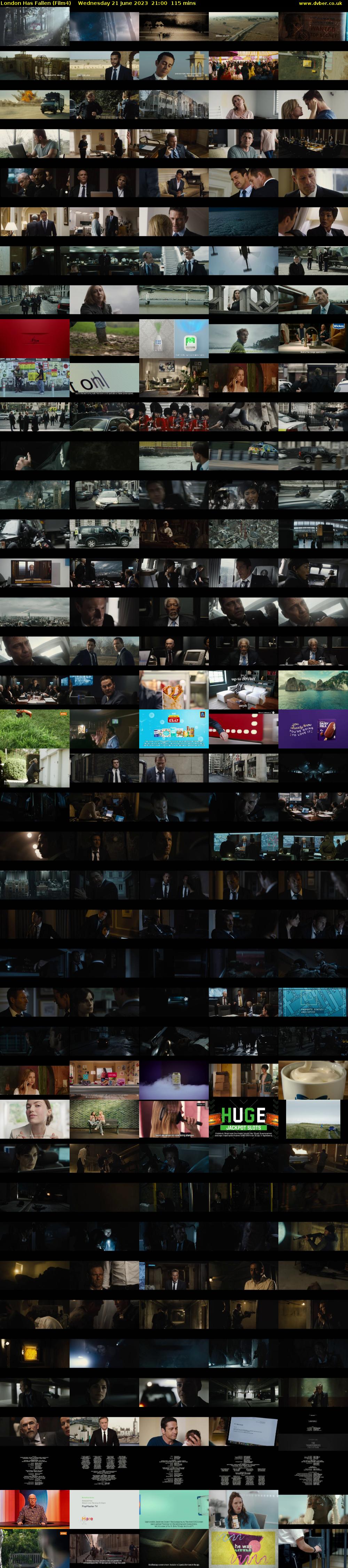 London Has Fallen (Film4) Wednesday 21 June 2023 21:00 - 22:55