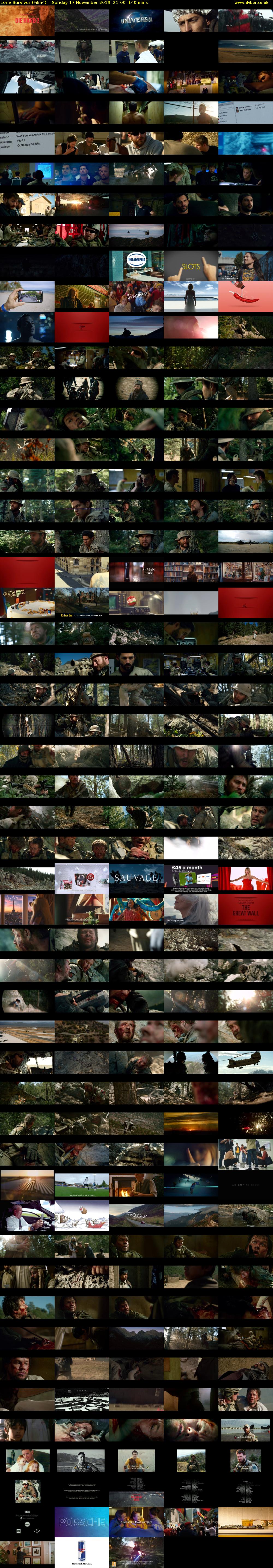 Lone Survivor (Film4) Sunday 17 November 2019 21:00 - 23:20