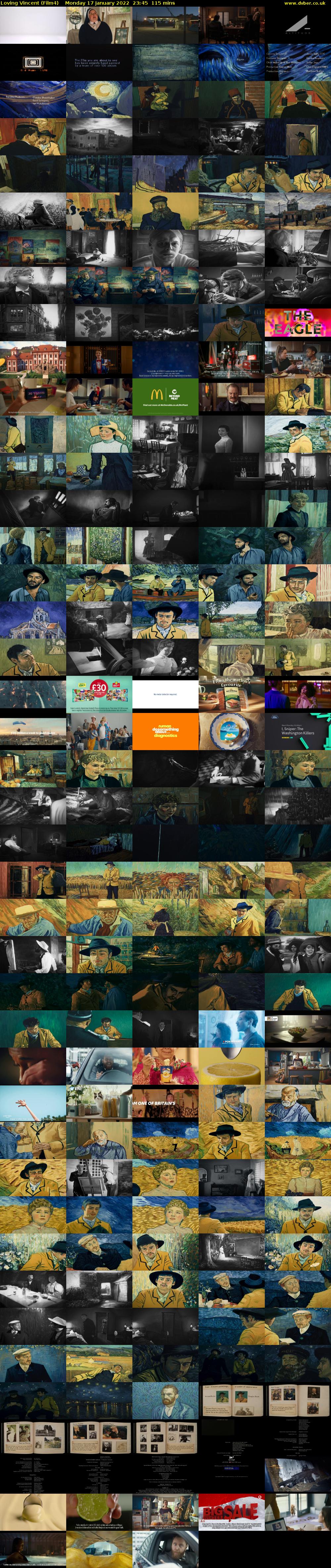 Loving Vincent (Film4) Monday 17 January 2022 23:45 - 01:40