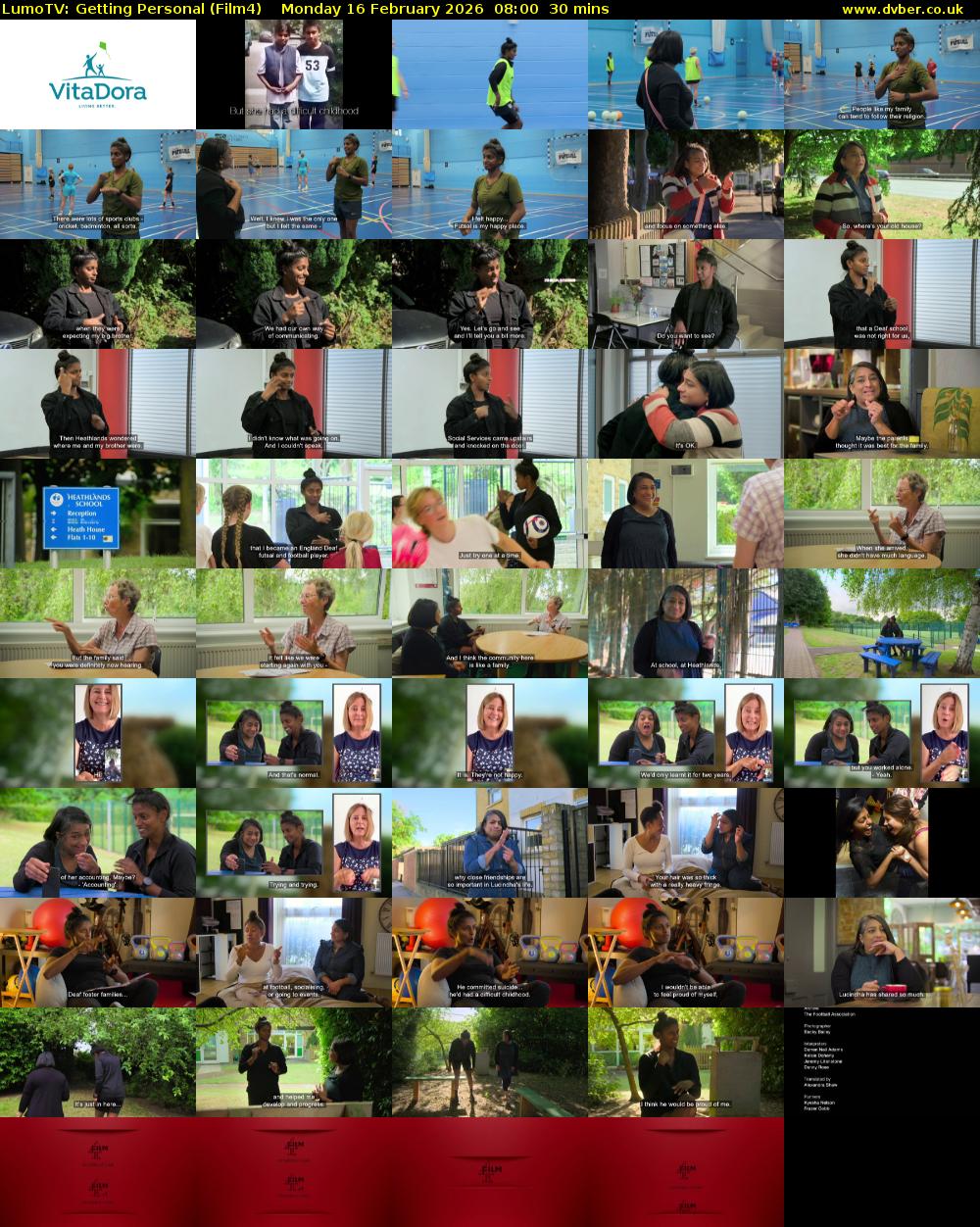 LumoTV: Getting Personal (Film4) Monday 16 February 2026 08:00 - 08:30