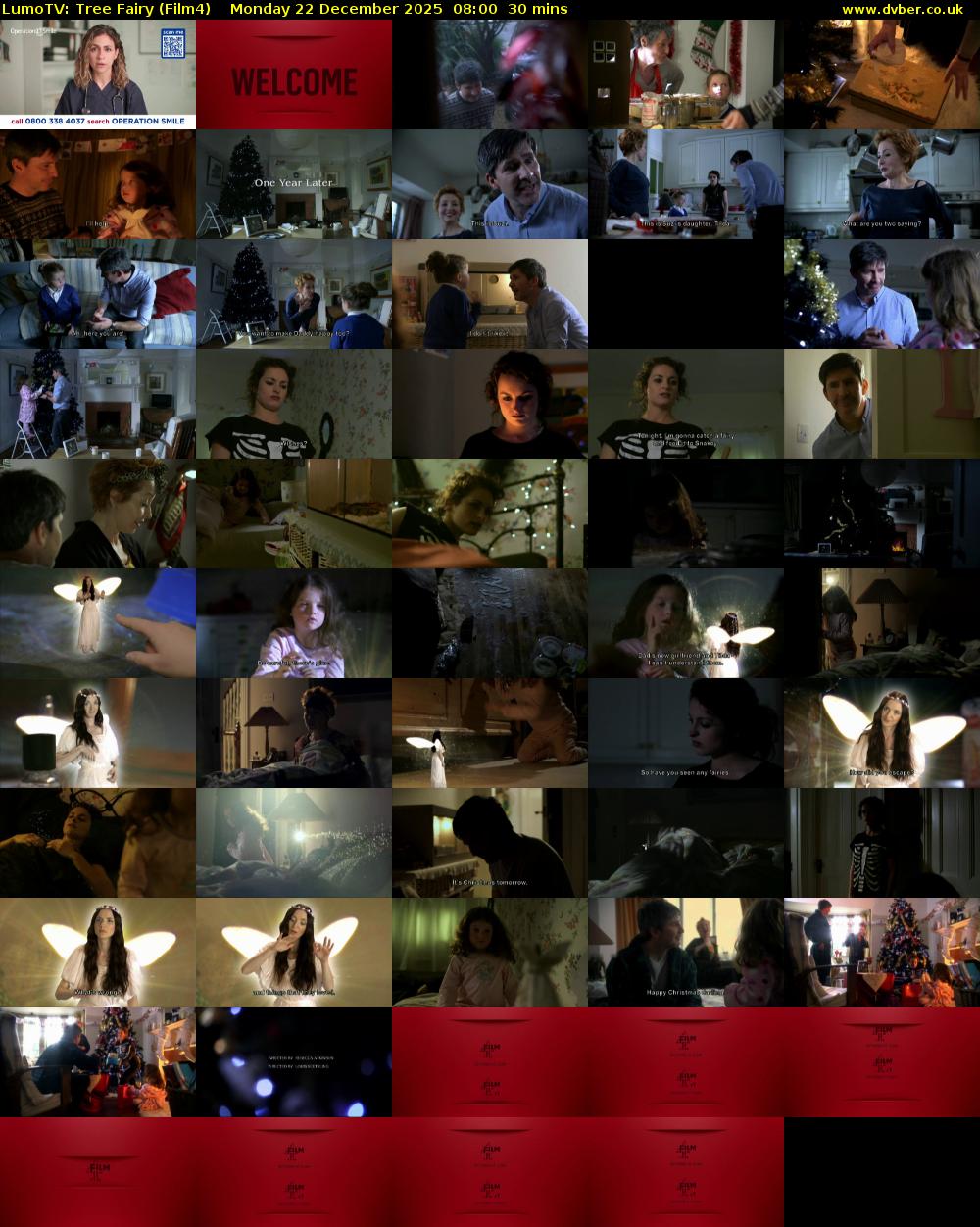 LumoTV: Tree Fairy (Film4) Monday 22 December 2025 08:00 - 08:30
