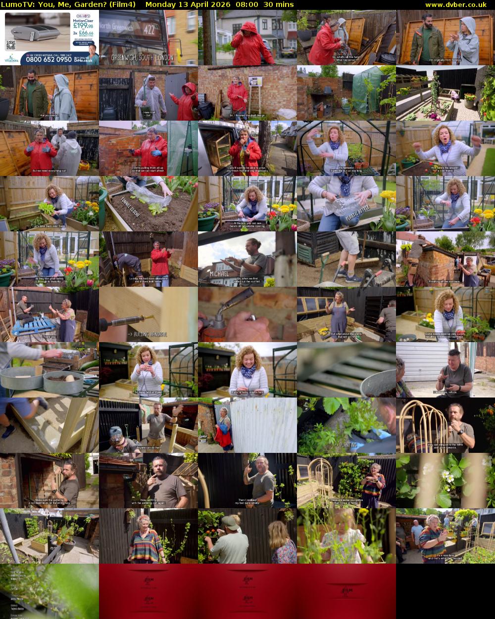 LumoTV: You, Me, Garden? (Film4) Monday 13 April 2026 08:00 - 08:30