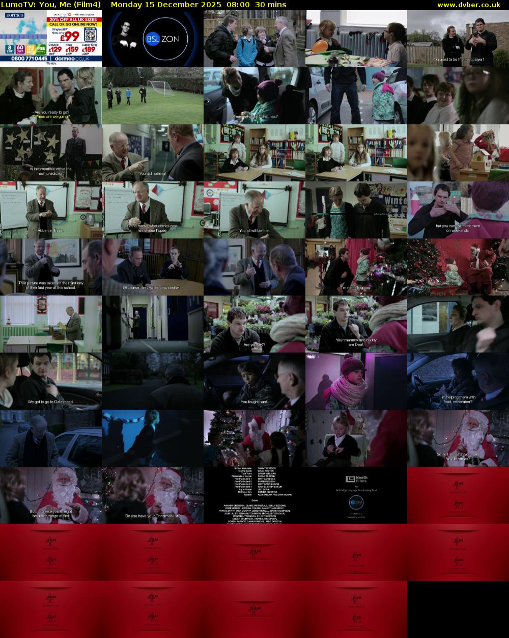 LumoTV: You, Me (Film4) Monday 15 December 2025 08:00 - 08:30