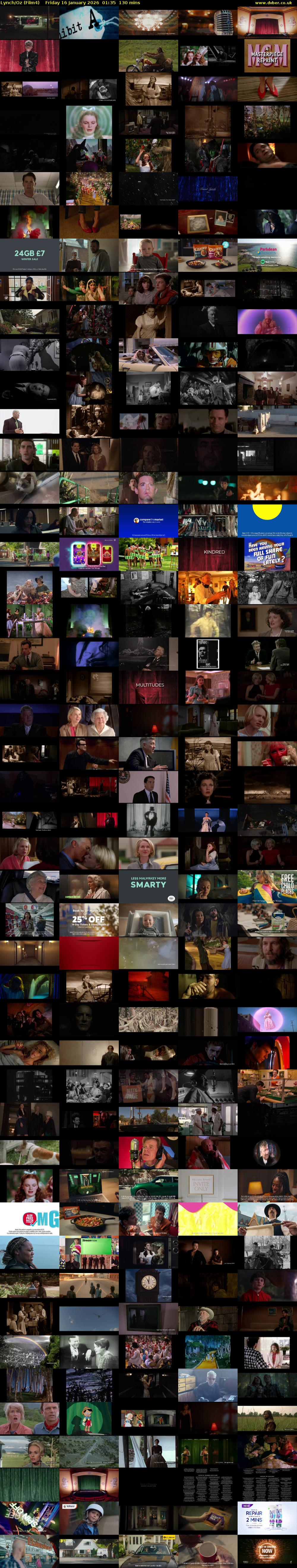 Lynch/Oz (Film4) Friday 16 January 2026 01:35 - 03:45