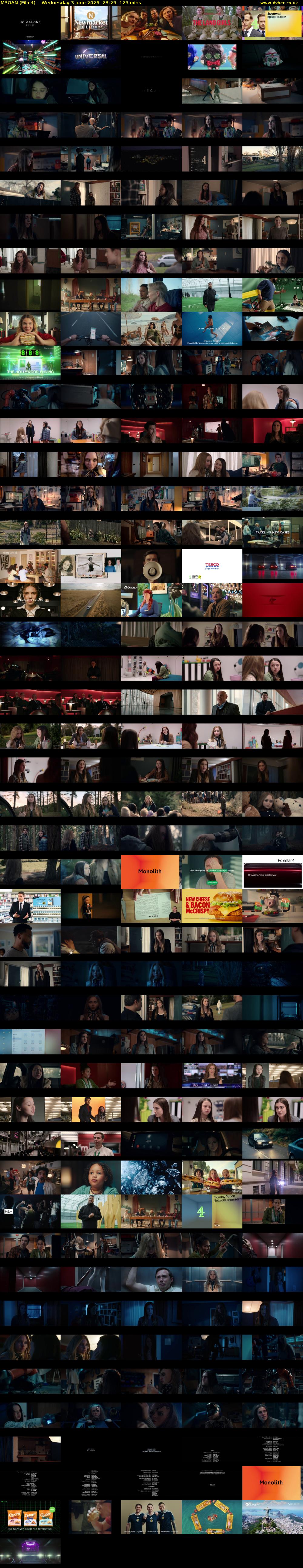 M3GAN (Film4) Wednesday 3 June 2026 23:25 - 01:30