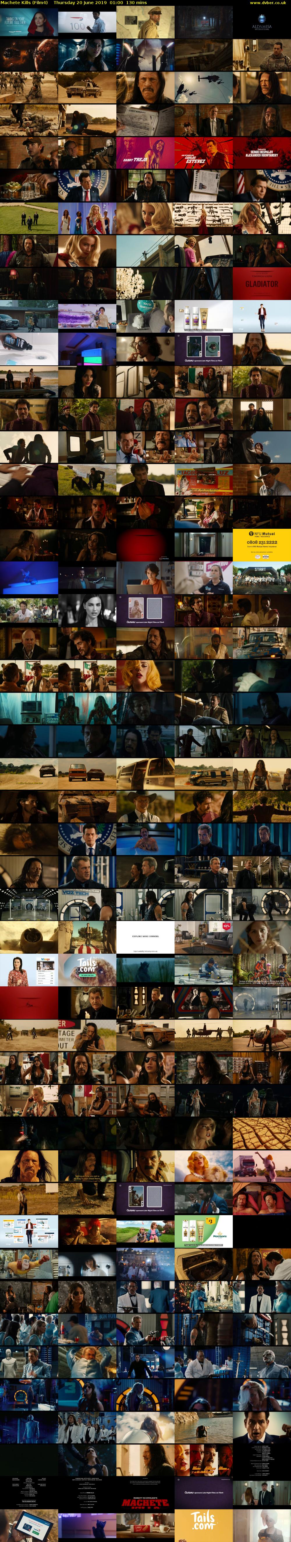 Machete Kills (Film4) Thursday 20 June 2019 01:00 - 03:10