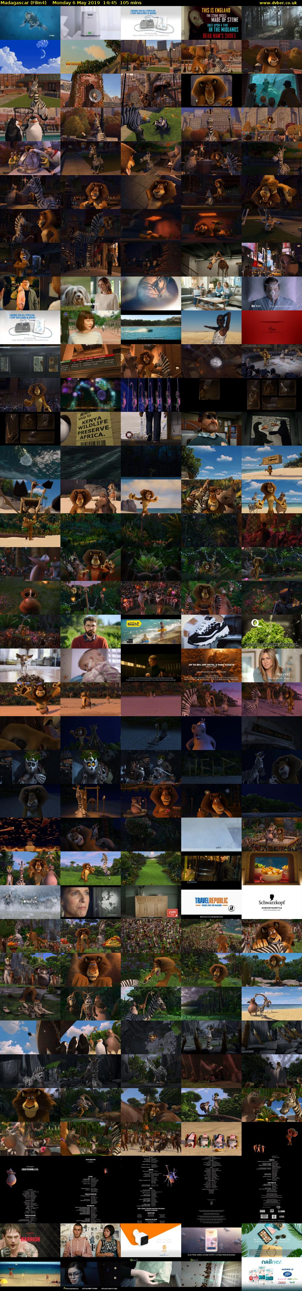 Madagascar (Film4) Monday 6 May 2019 14:45 - 16:30