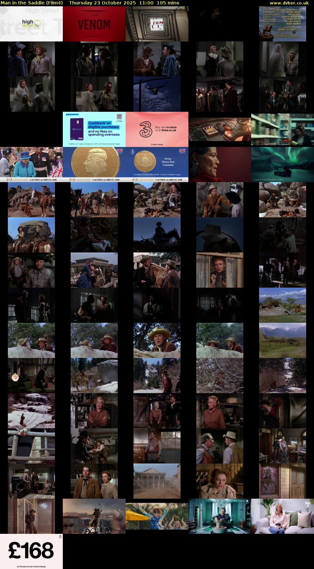 Man in the Saddle (Film4) Thursday 23 October 2025 11:00 - 12:45