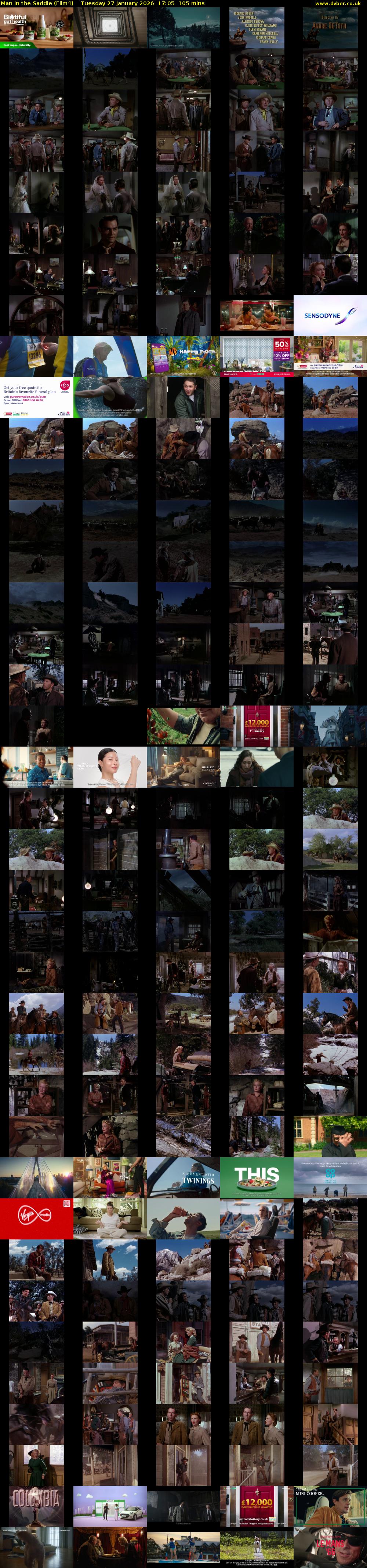 Man in the Saddle (Film4) Tuesday 27 January 2026 17:05 - 18:50