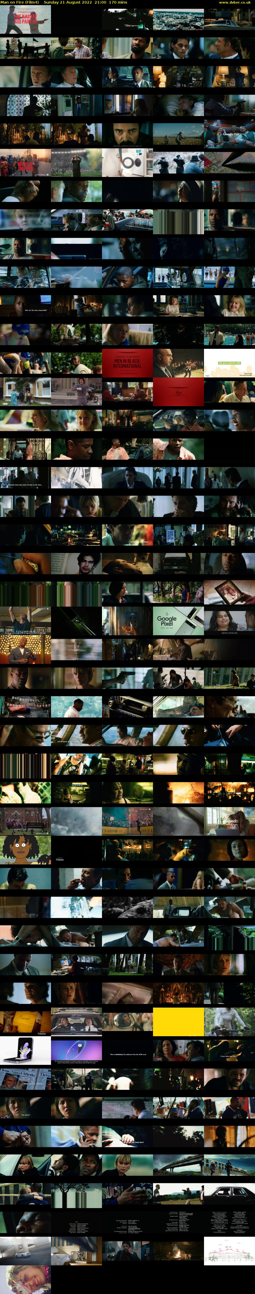 Man on Fire (Film4) Sunday 21 August 2022 21:00 - 23:50