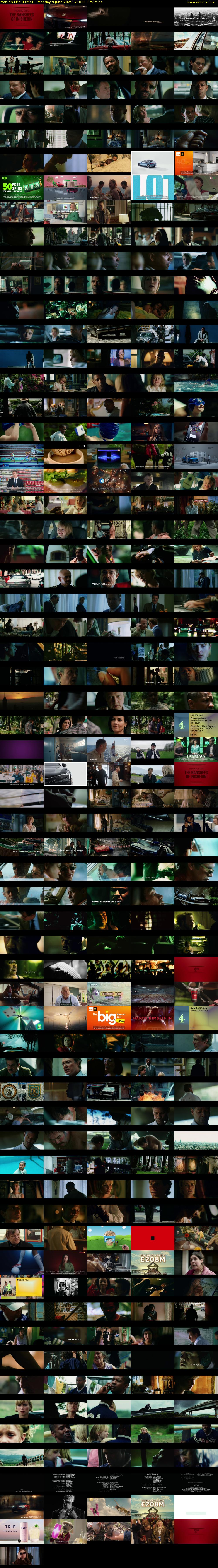 Man on Fire (Film4) Monday 9 June 2025 21:00 - 23:55