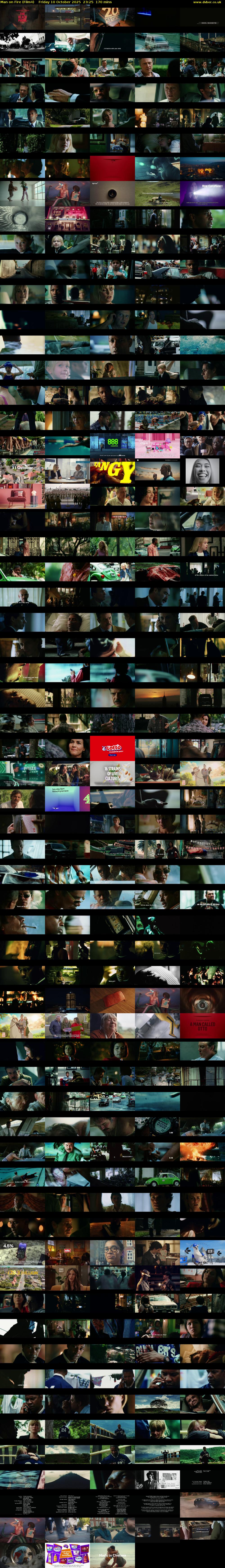 Man on Fire (Film4) Friday 10 October 2025 23:25 - 02:15