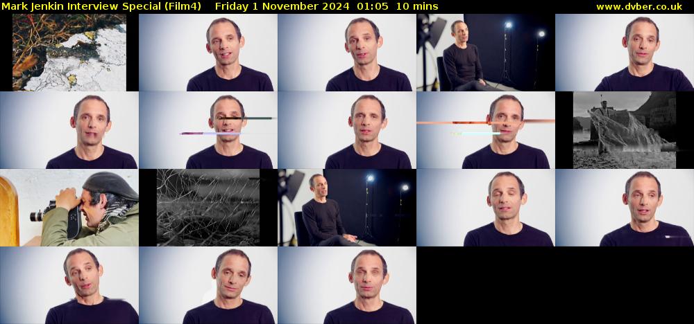Mark Jenkin Interview Special (Film4) Friday 1 November 2024 01:05 - 01:15