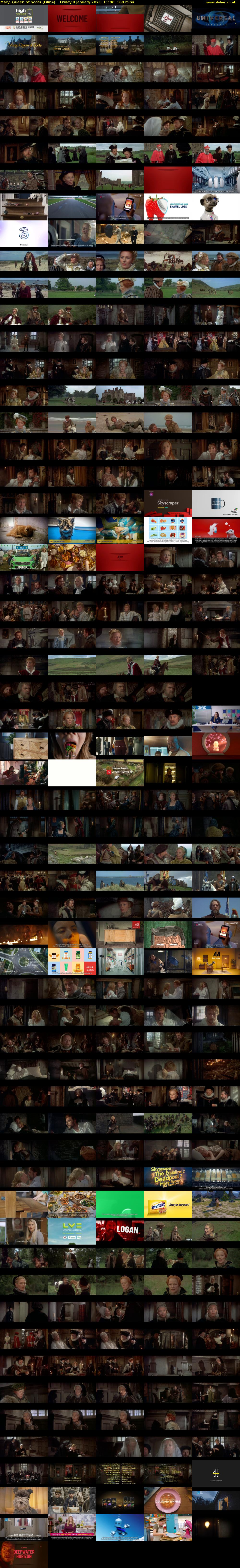 Mary, Queen of Scots (Film4) Friday 8 January 2021 11:00 - 13:40