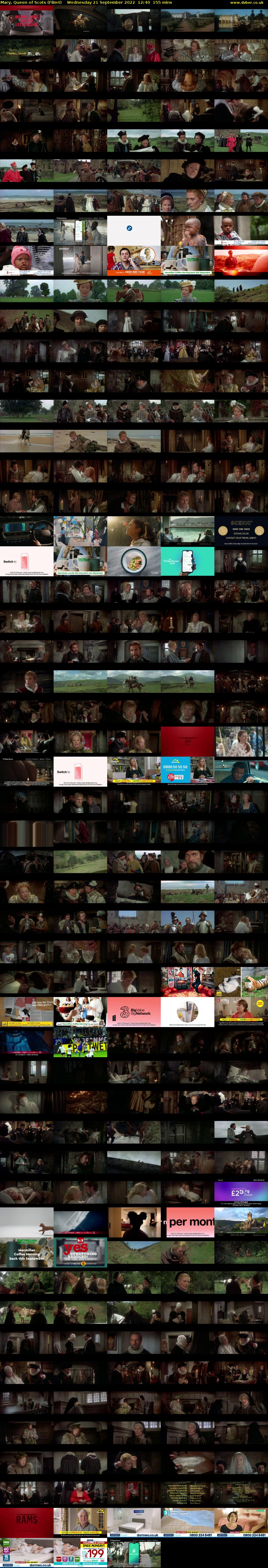 Mary, Queen of Scots (Film4) Wednesday 21 September 2022 12:40 - 15:15