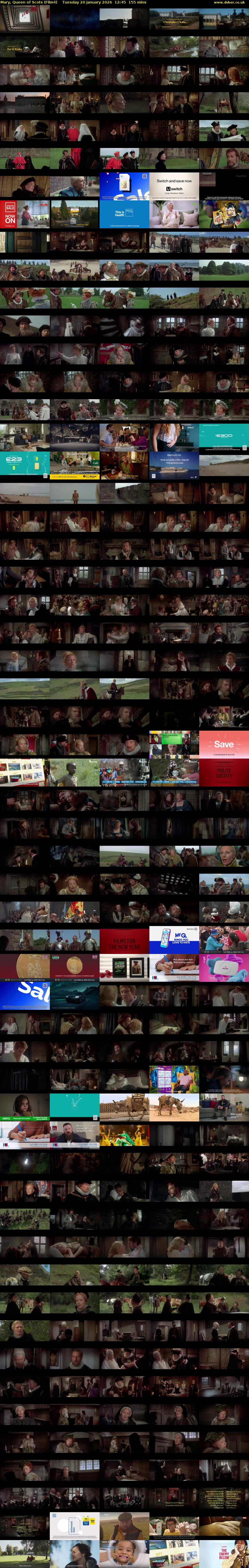 Mary, Queen of Scots (Film4) Tuesday 20 January 2026 12:45 - 15:20