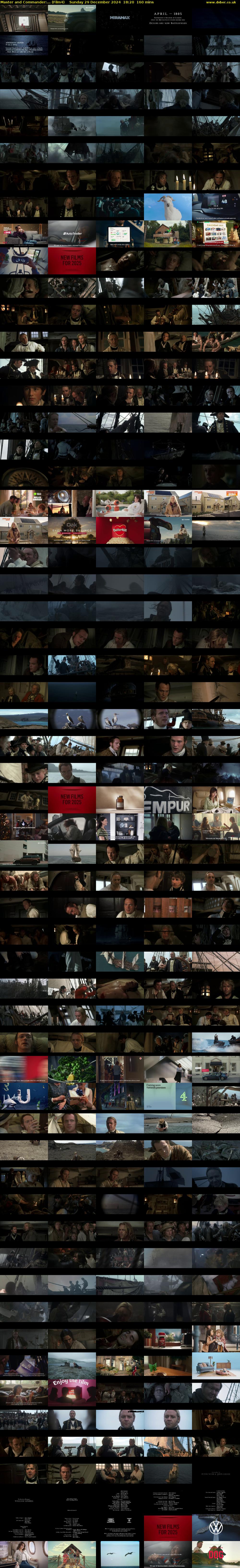 Master and Commander:... (Film4) Sunday 29 December 2024 18:20 - 21:00