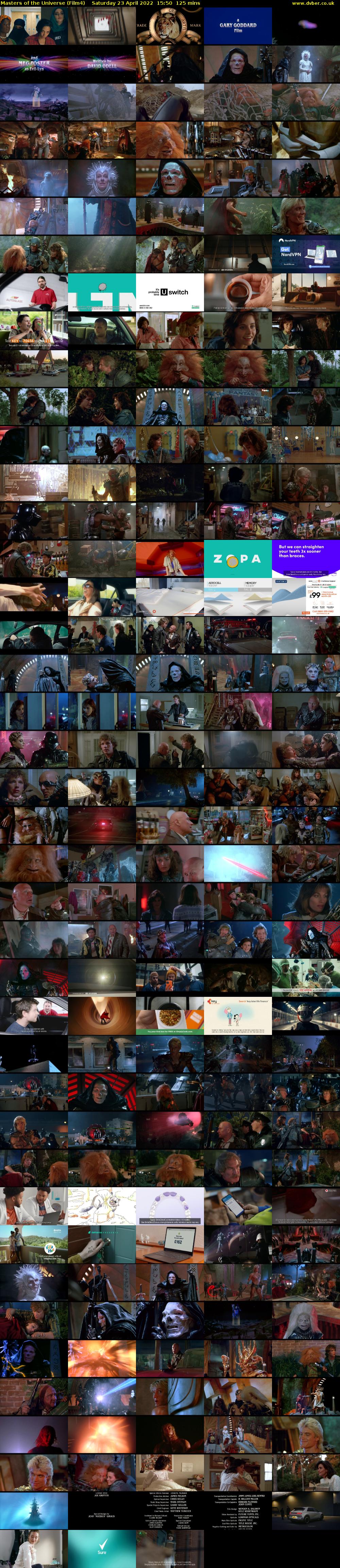 Masters of the Universe (Film4) Saturday 23 April 2022 15:50 - 17:55