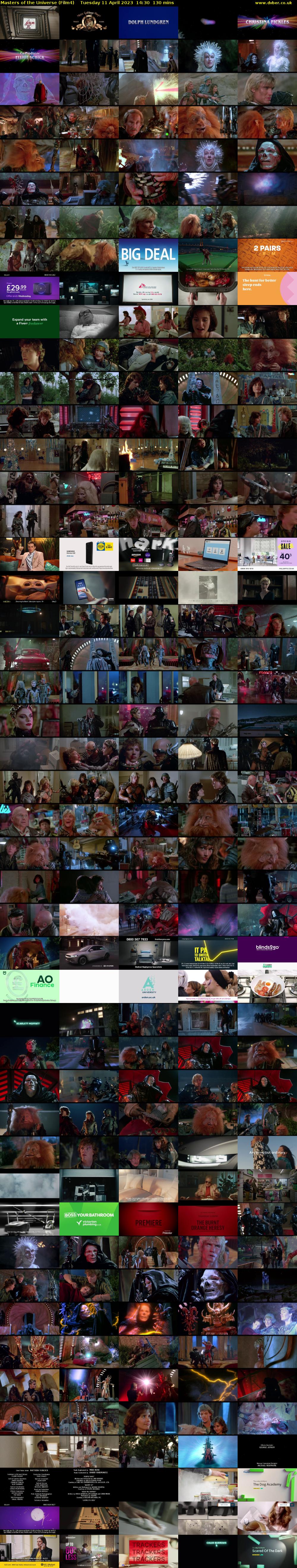 Masters of the Universe (Film4) Tuesday 11 April 2023 14:30 - 16:40