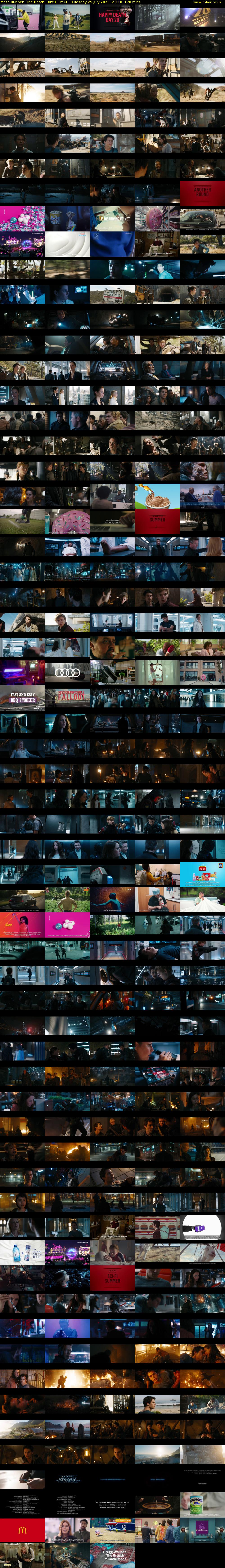 Maze Runner: The Death Cure (Film4) Tuesday 25 July 2023 23:10 - 02:00